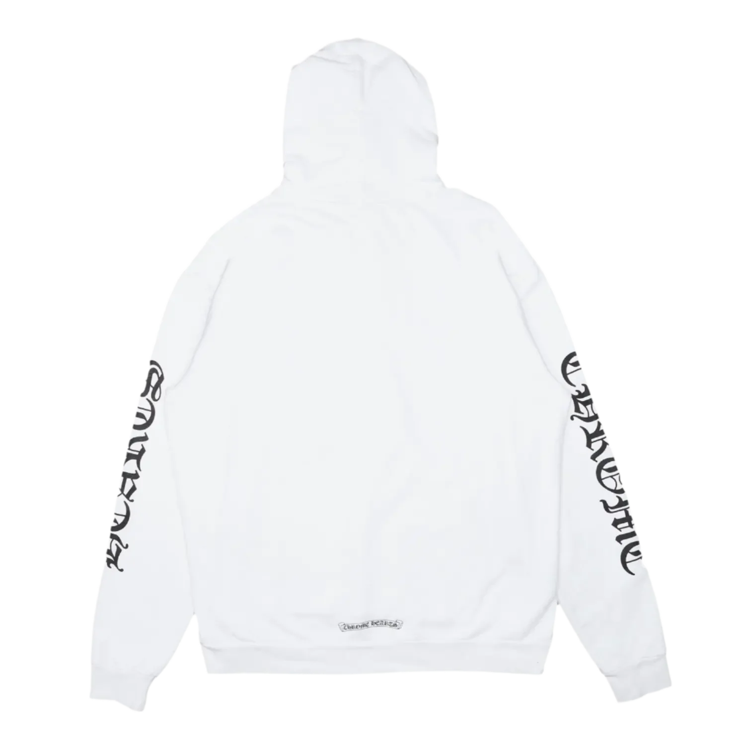 Chrome Hearts Vertical Logo Hooded Sweatshirt White