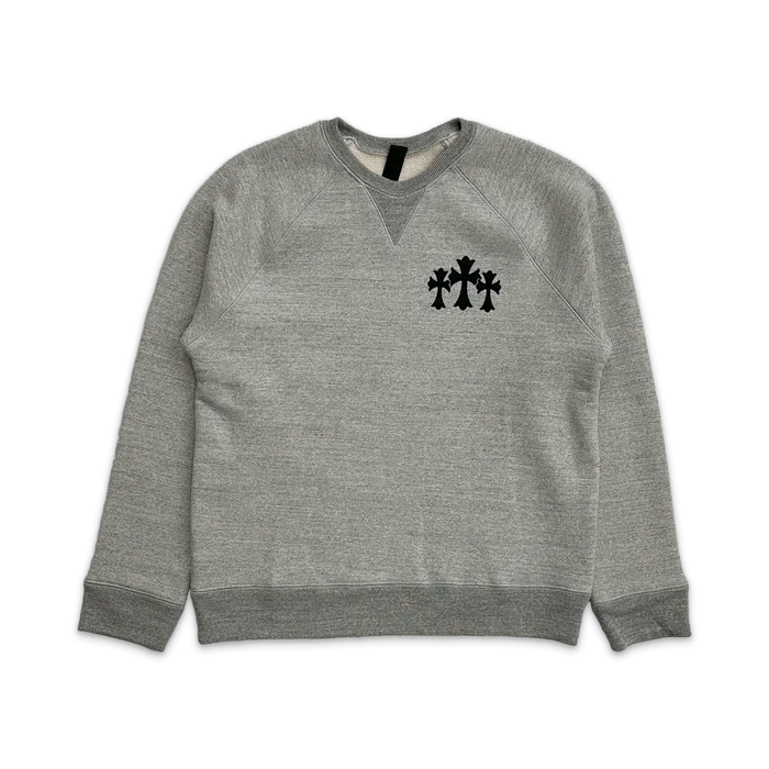 Chrome Hearts Gray Crewneck Sweatshirt